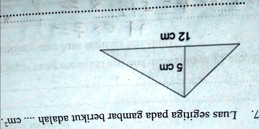 3 cm 4 cm 5 cm adalah segitiga