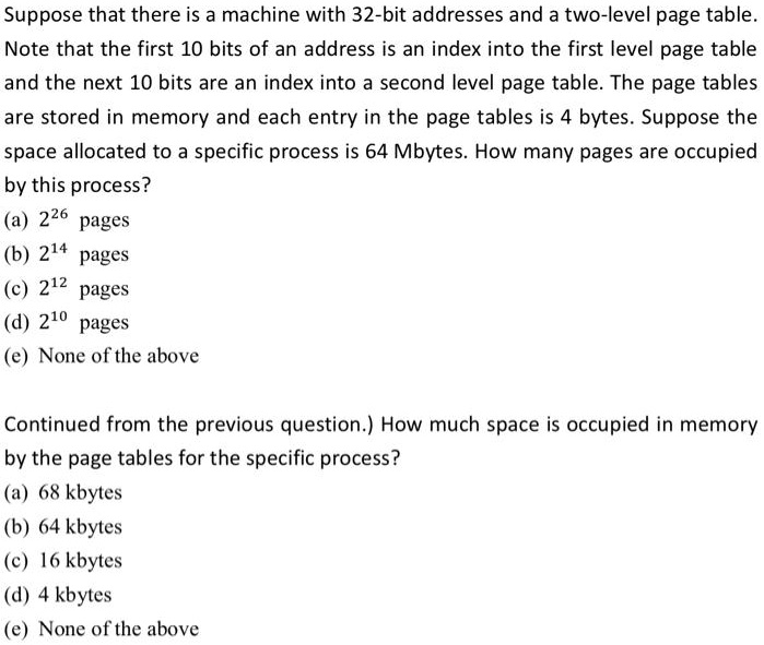 SOLVED Suppose That There Is A Machine With 32 bit Addresses And A Two solved-suppose-that-there-is-a-machine-with-32-bit-addresses-and-a-two