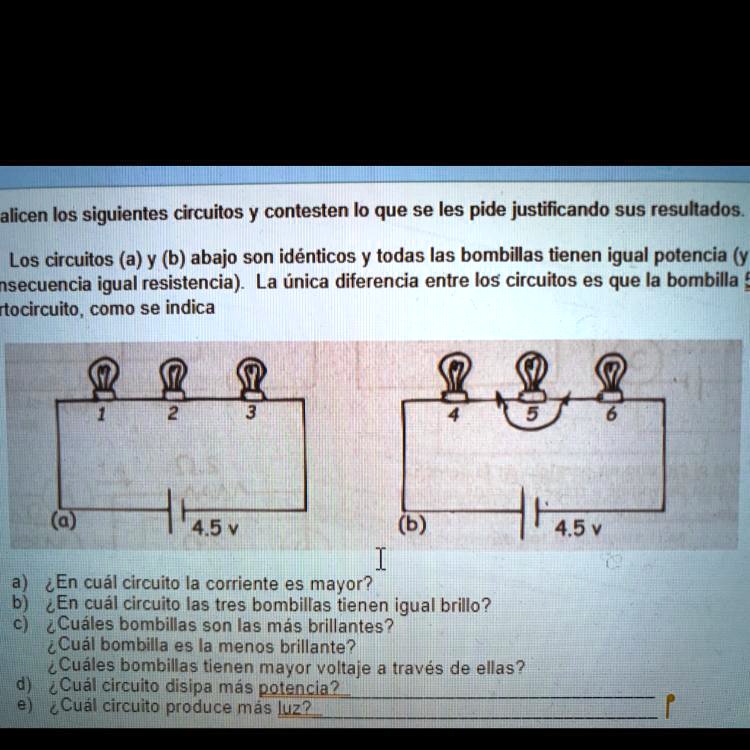 SOLVED: Los Circuitos (a) Y (b) Abajo Son Idénticos Y Todas Las ...