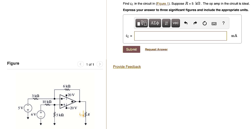 Find iL in the circuit in (Figure 1). Suppose R = 5 kÎ©. The op amp in ...