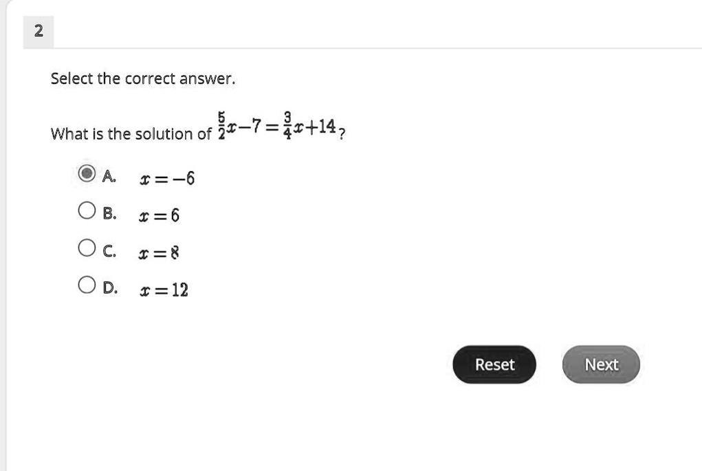 Solved Q.6. Select the correct answer for the following