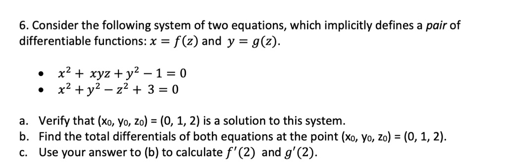 Solved Calculate (f÷g)(x) ﻿for each of the following pairs