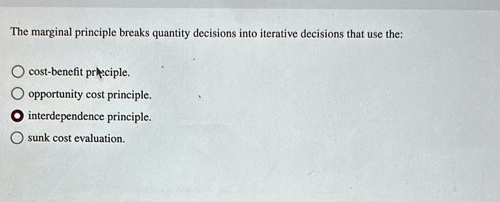 The Principle Of Opportunity Cost Evolves From The Concept Of: Price, Costs & What To Expect
