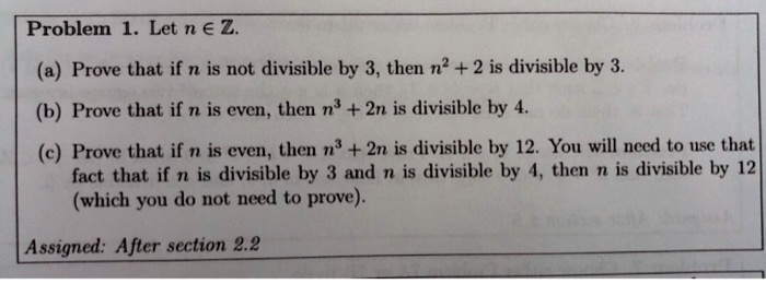 n 3 2n is divisible by
