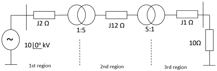 SOLVED: The real voltage of the current in the third region of the ...