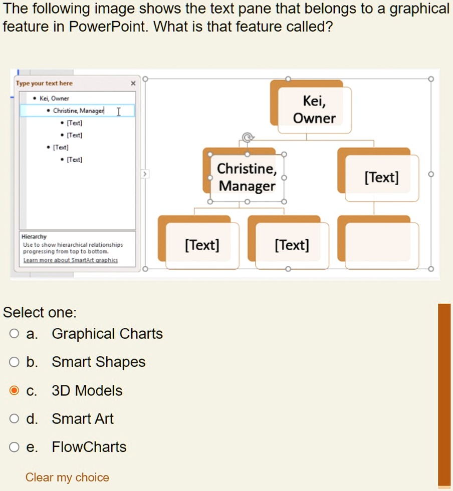 SOLVED: The following image shows the text pane that belongs to a ...