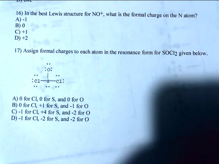 Solved How Do You Solve And In The Best Lewis Structure For No What Is The