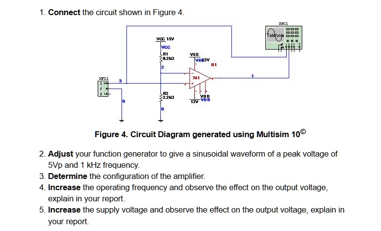 [GET ANSWER] 1 connect the circuit shown in figure 4 ektor ii5v 1202 ...