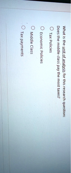 SOLVED Doest Tax Payments Lil The The Class 1 Policies Class Unit Of 