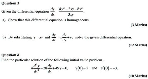 SOLVED:Question 3 d_$ Zy-&r