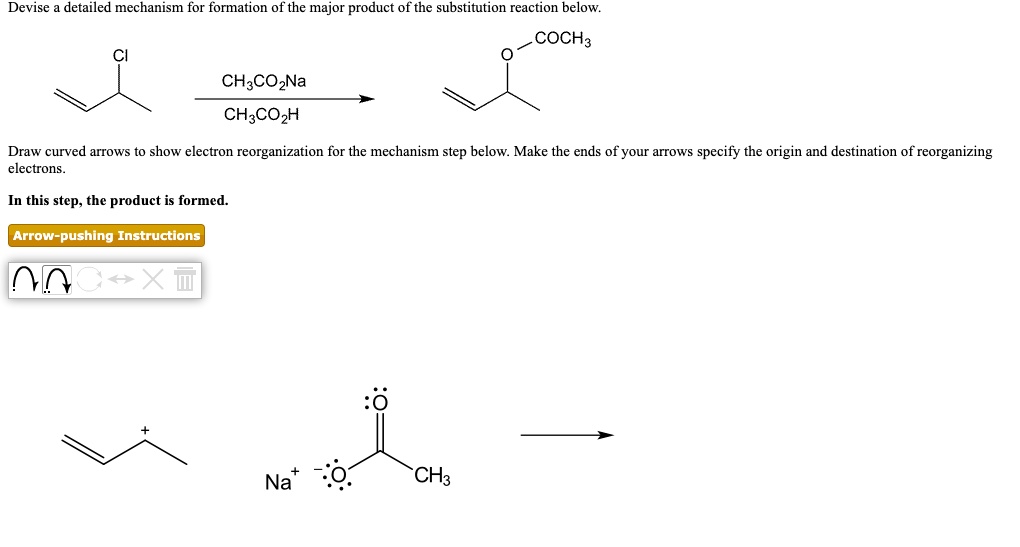 SOLVED: Devise a detailed mechanism for the formation of the major ...