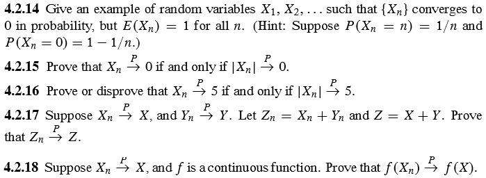 4214 give an example of random variables xi x2 such that xn