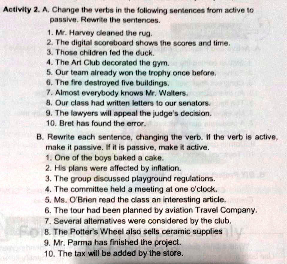 Solved Assignment# 2 Question# 1 Change the verb into the