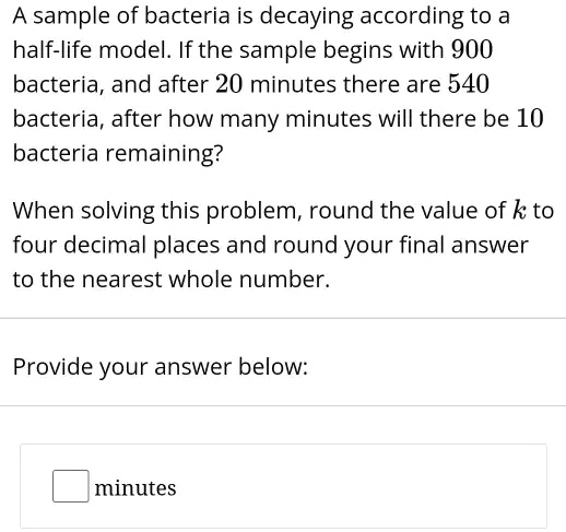 Decay Rate Revealed The Fraction Lost From A 150 Sample After 10 Minutes - tyh7c8c