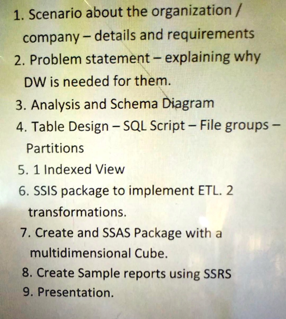 SOLVED: Please Answer for all question 1. Scenario about the ...