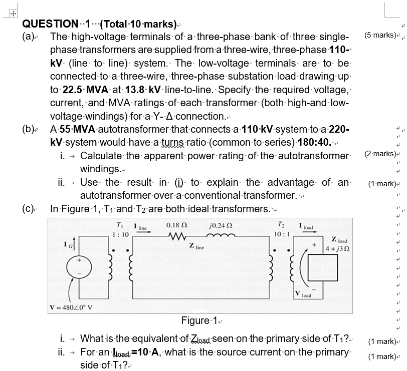 (a) The highvoltage terminals of a threephase bank of three single
