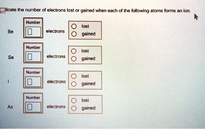 how to know the number of electrons lost or gained
