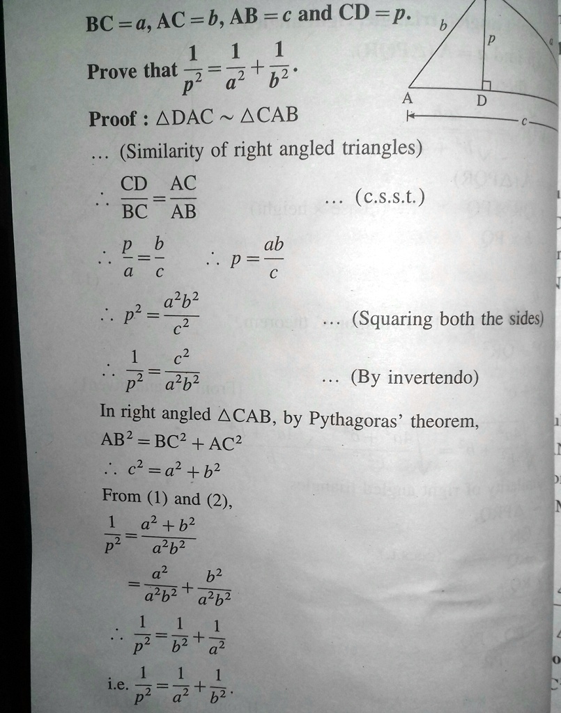 Solved See Like This So Can U Explain It To Me A Ac B Ab C And Cd P 1 1 Prove That 23 B2 Proof Adac Acab