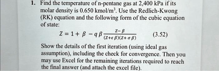 SOLVED: For a gas at a given temperature, the compression factor is  described by the empirical equation: z = 1 - 8.50 Ã— 10^(-3)P/PÂ° + 3.50 Ã—  10^(-5)(P/PÂ°)^2 where PÂ° = 1