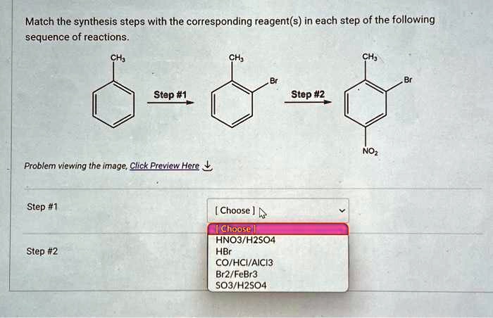 SOLVED: [Choose Choose H2O2/H2SO4 H2SO4/H2O H2SO4/H2O2 H2SO4/H2O2/H2O ...