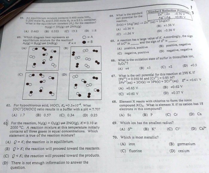 tstandard reduction potehyt chn the wandard zn zn fn 76 potantial for tha 41a l0x0 roeoiiona aq 248677 zns 2a849 56 2336 236 156 large value of k accordingly the sign teaction ms and the sig 91815