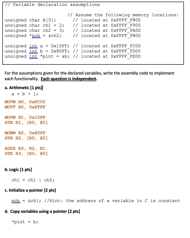 solved-variable-declaration-assumptions-assume-the-following