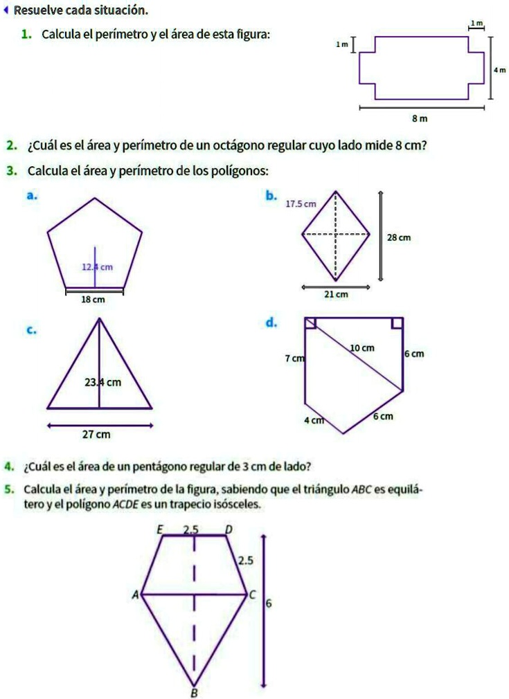 SOLVED: me ayudan por favor, gracias Resuelve cada situación. Calcula ...