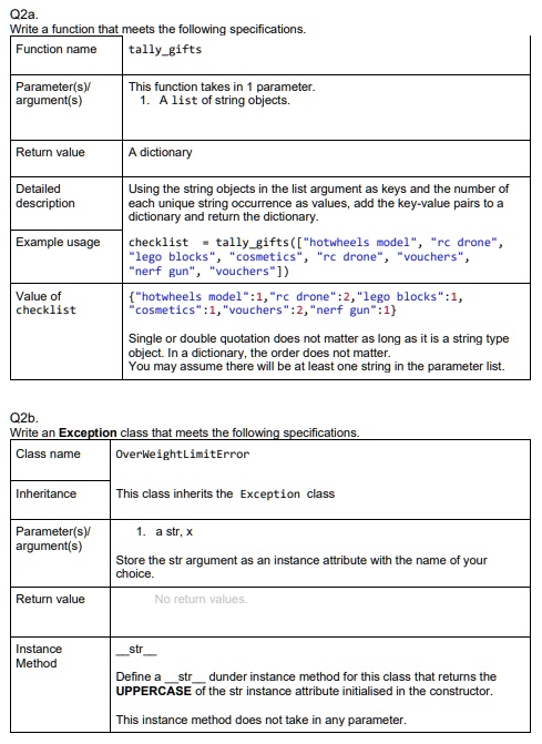 SOLVED: In Python O2a. Write a function that meets the following ...