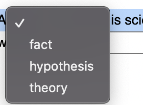 SOLVED: is sci fact hypothesis theory