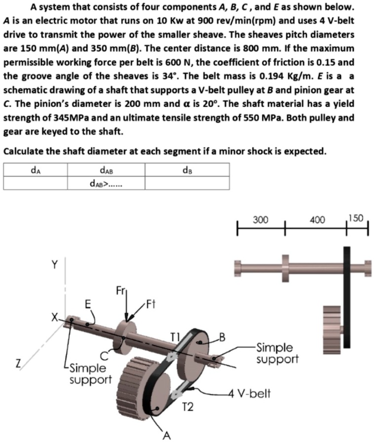 SOLVED: A System That Consists Of Four Components A,B,C,and E As Shown ...