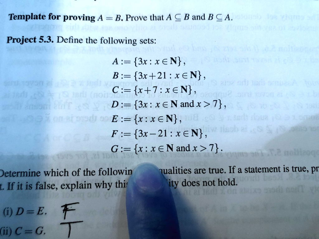 Solved Template For Proving A B Prove That A C B And B Ca Project 5 3 Define The Following Sets A 3x X A N B 3x 21 Xen 4 Solved Template For Proving A B Prove That A C B And B Ca Project 5 3 Define The Following Sets A 3x X A N B 3x 21 Xen 4