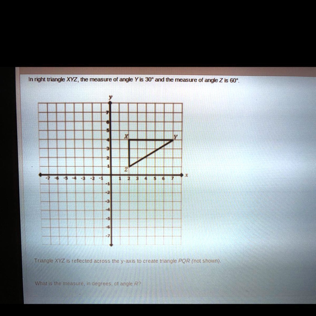 VIDEO solution: What is the measure in degrees of angle R? In right ...