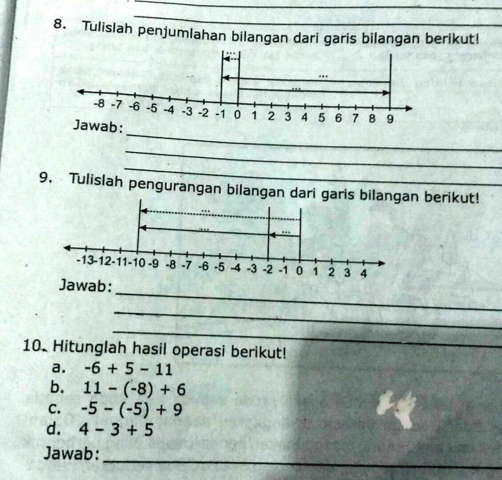 hasil dari operasi bilangan 7 9 1 3 5 9 adalah