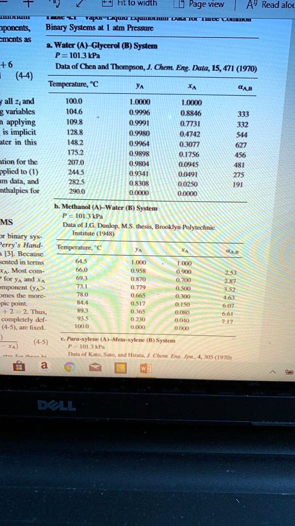 solved-using-the-data-for-the-water-glycerol-system-on-table-1
