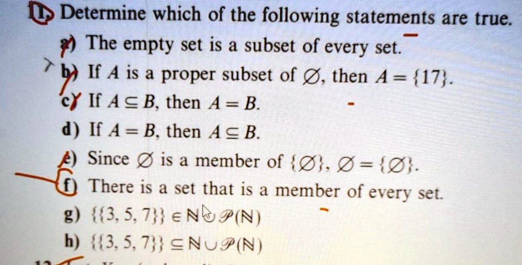 Null Set Is Not A Proper Subset Of Every Set