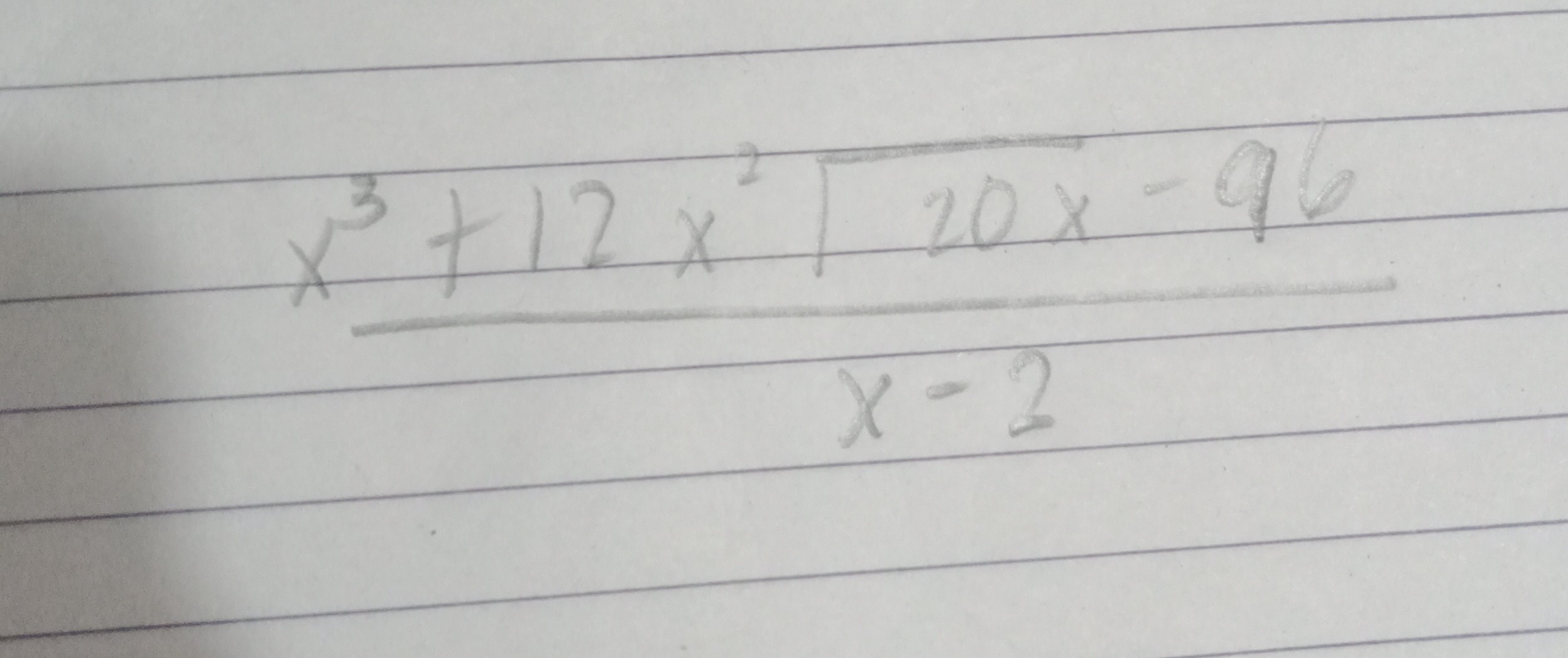 SOLVED x 3 1 2 X 2 2 0 X 9 6 x 2 