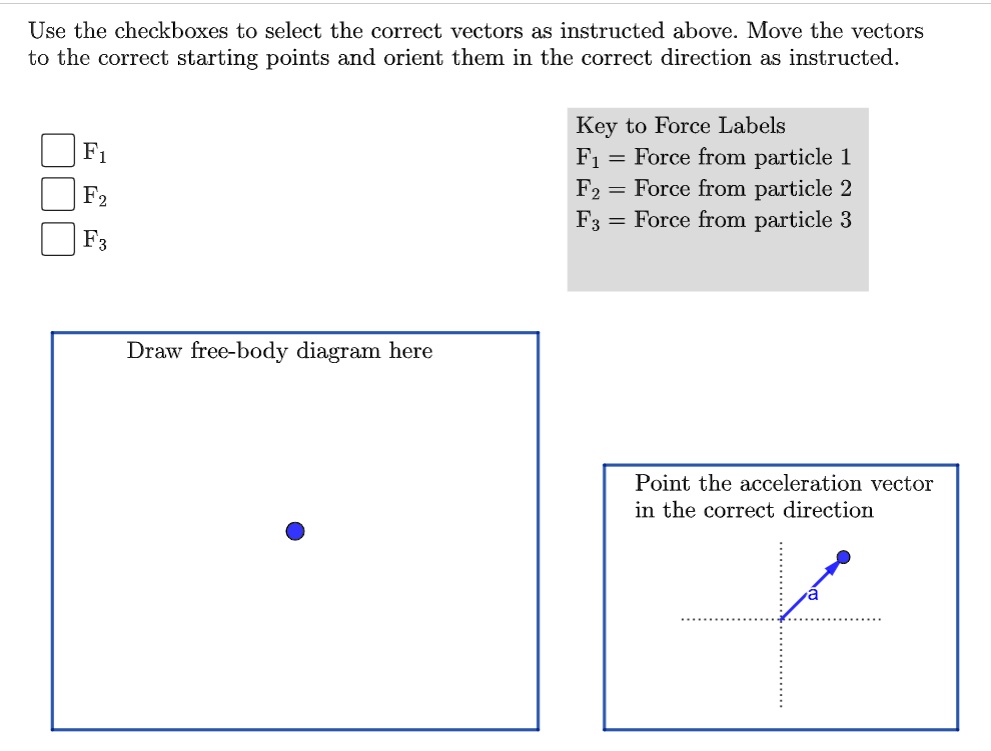 use the checkboxes to select the correct vectors as instructed above ...