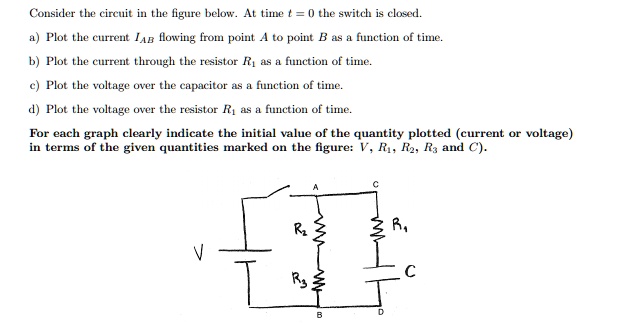 Solved:cousicer The Circuit In The Ligure Below At Tine Ue Switch 