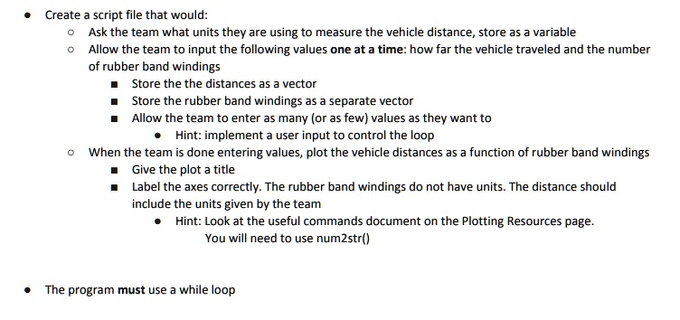Create a script file that would: Ask the team what units they are using ...