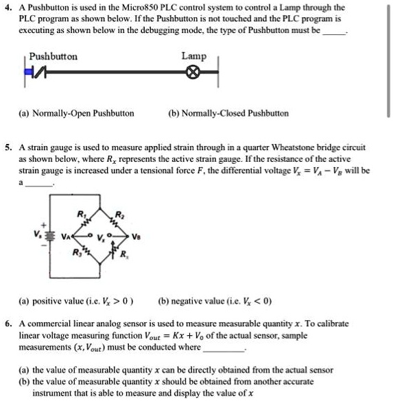 SOLVED: A Pushbutton is used in the Micro850 PLC control system to ...