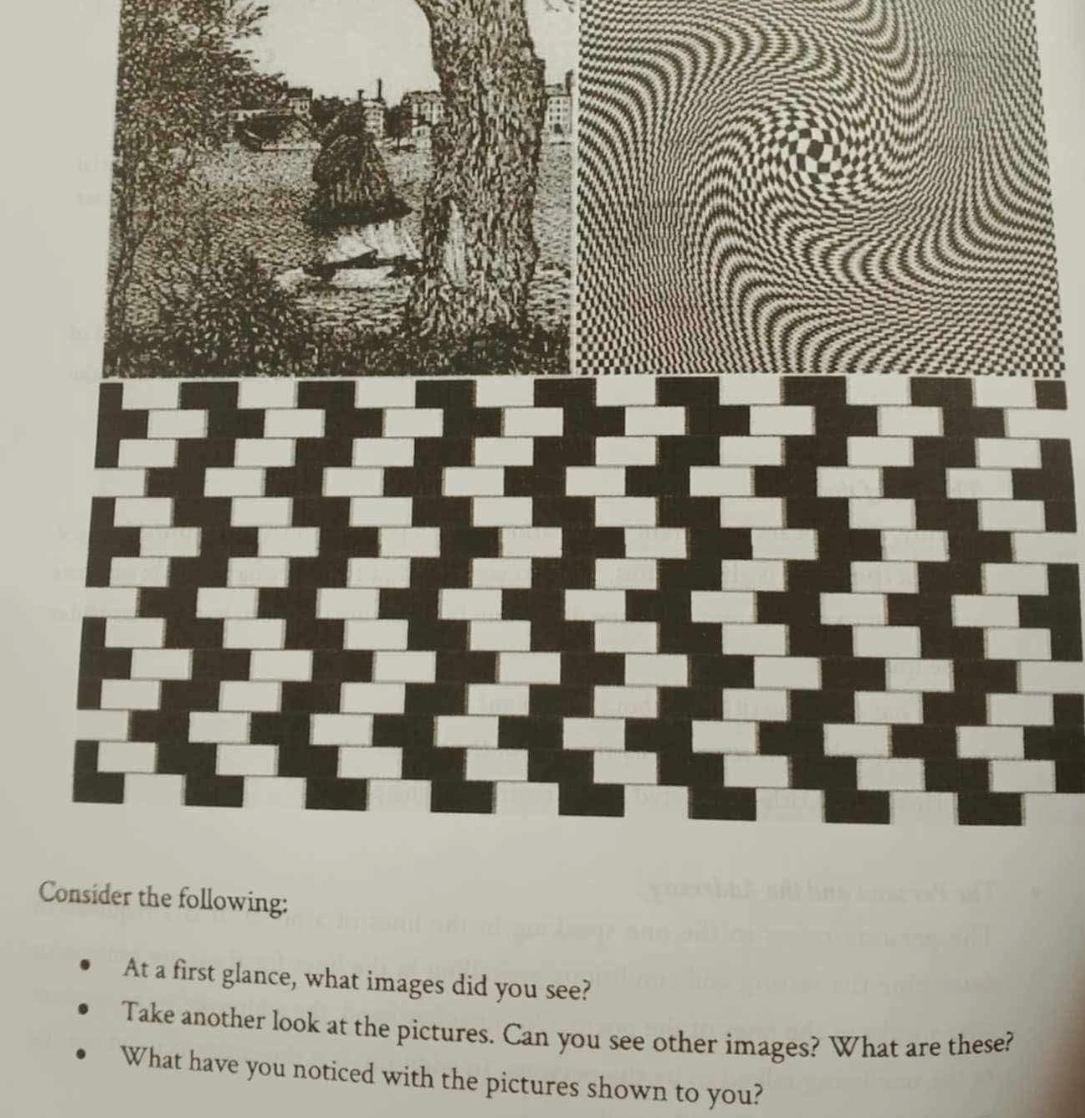 Noticed Images Consider the following: - At a first glance, what images did you see ...