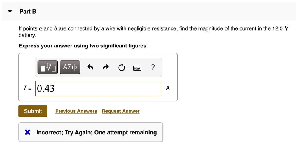 If points A and B are connected by a wire with negligible resistance