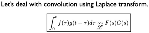 lets deal with convolution using laplace transform fgt tdr fsgs l 61902