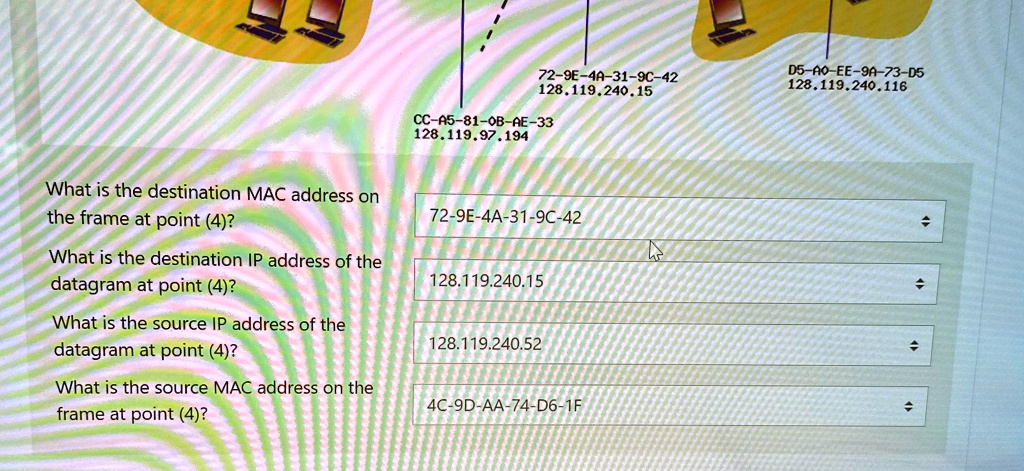 SOLVED: 6.4-9Network- and Link-layer addressing: an end-to-end-scenario ...