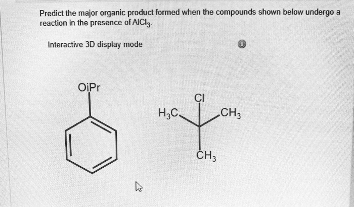 Solved Predict The Major Organic Product Formed When The Compounds Shown Below Undergo Reaction 0412