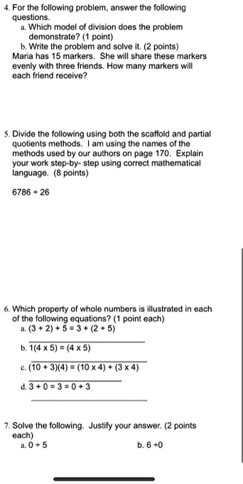 Solved (5\%) Problem 4: Anawer the following questions about