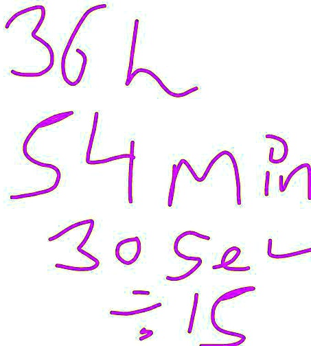 36hour54minute30second15 36 4 shm 30 se ic 14515