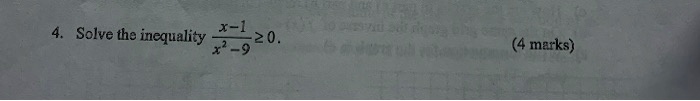 solve the inequality 1 120 r 9 marks 62983