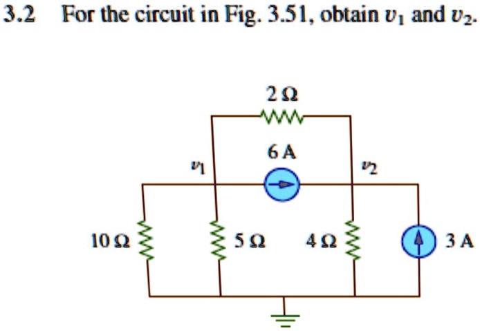 VIDEO solution: For the circuit in Fig. 3.51, obtain V and V20.