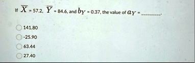if barx 572 bary 846 and by 037 the value of ay  14180 2590 6344 2740 81753